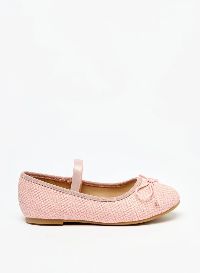 Flora Bella By Shoexpress Girls Casual Elastic Round Toe Ballerinas