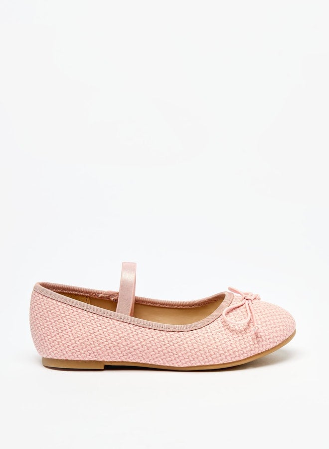 Flora Bella By Shoexpress Girls Casual Elastic Round Toe Ballerinas  - Image 3