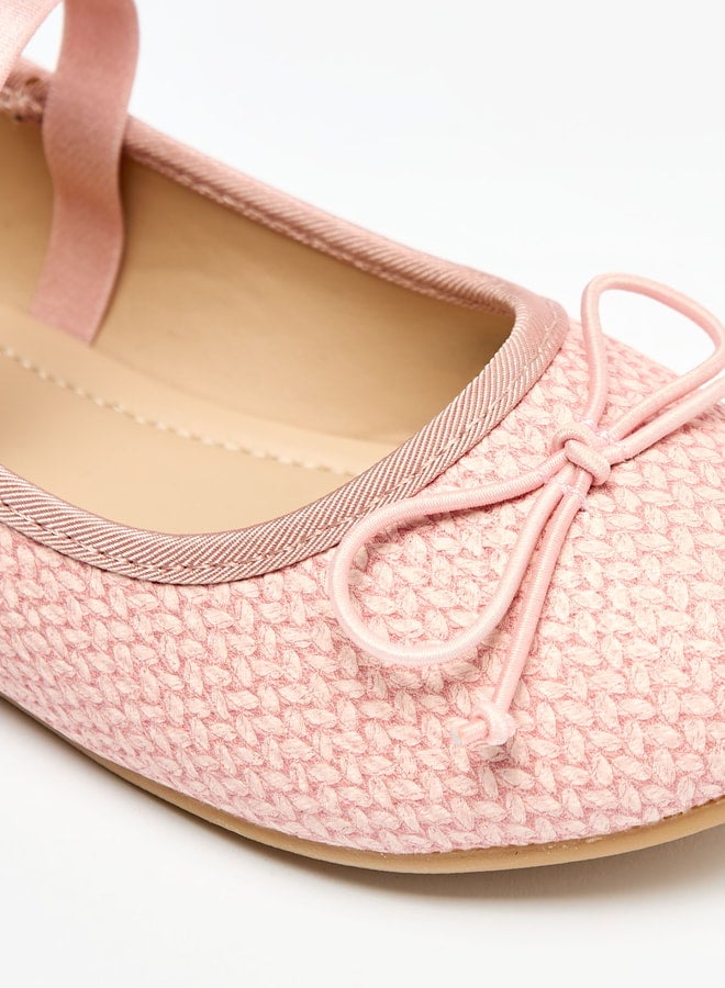 Flora Bella By Shoexpress Girls Casual Elastic Round Toe Ballerinas  - Image 5