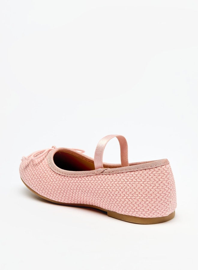Flora Bella By Shoexpress Girls Casual Elastic Round Toe Ballerinas  - Image 2