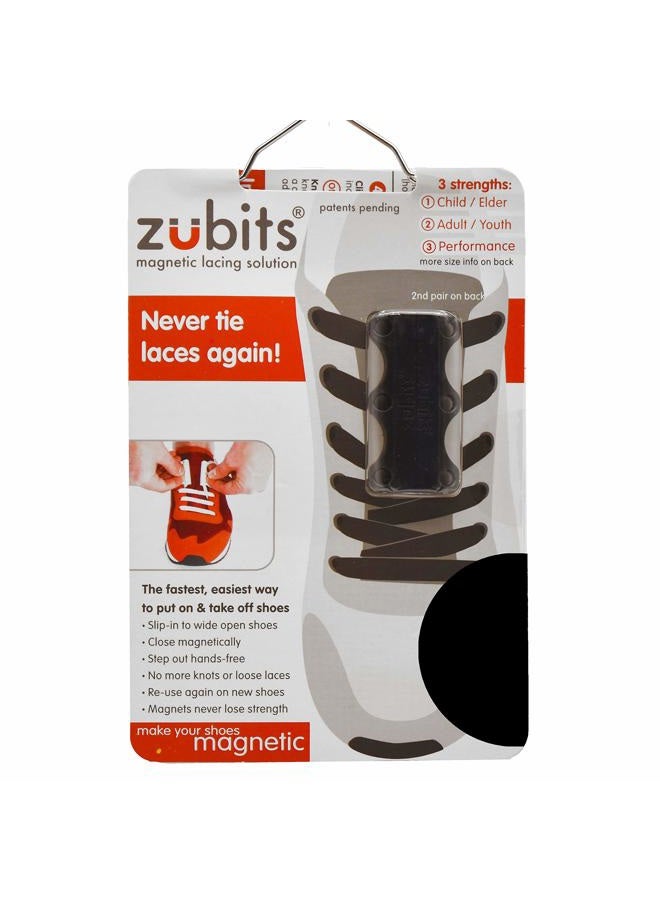 ZUBITS Magnetic Shoe Closures Unisex 'Never Tie Laces Again' - Sizes 1, 2 & 3 in 12 ! ORIGINAL 2.0! - Image 1