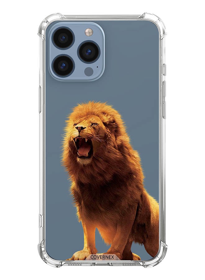 Covernex Shockproof Protective Case Cover For Apple iPhone 13 Pro Max Lion Fire - Image 1