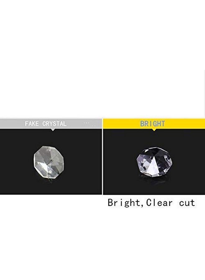 CRYSTA WORLD 4-Lights Chandelier K9 Crystal Chandelier Light Fixture,Modern Flush Mount Ceiling Light Fixtures Raindrop Chandelier-AC/DC,H10 x D12 - Image 4
