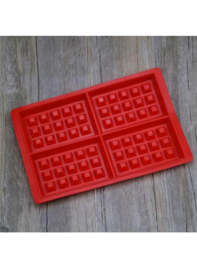 شاربدو قالب وافل أحمر - Image 2