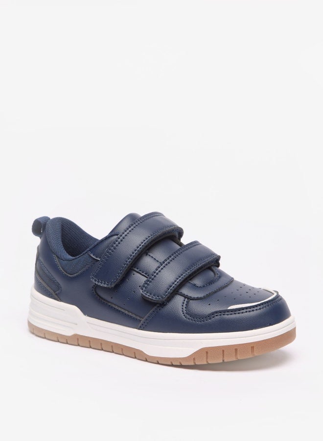 LBL by Shoexpress Boys Panelled Sneakers with Hook and Loop Closure  - Image 1