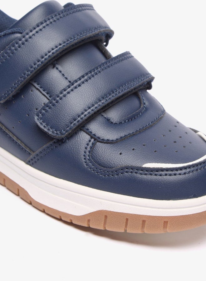 LBL by Shoexpress Boys Panelled Sneakers with Hook and Loop Closure  - Image 5