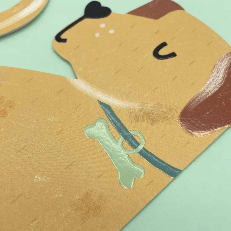 Raspberry Blossom Pawsome Labrador Greeting Card (12.5 x 17.2 cm) - Image 2