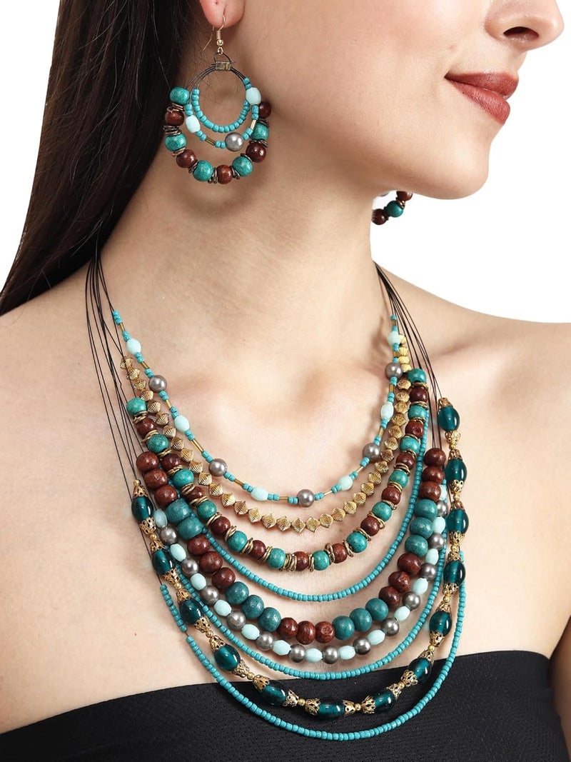 DCA Girls Tuqouise Multi Necklace - Image 4