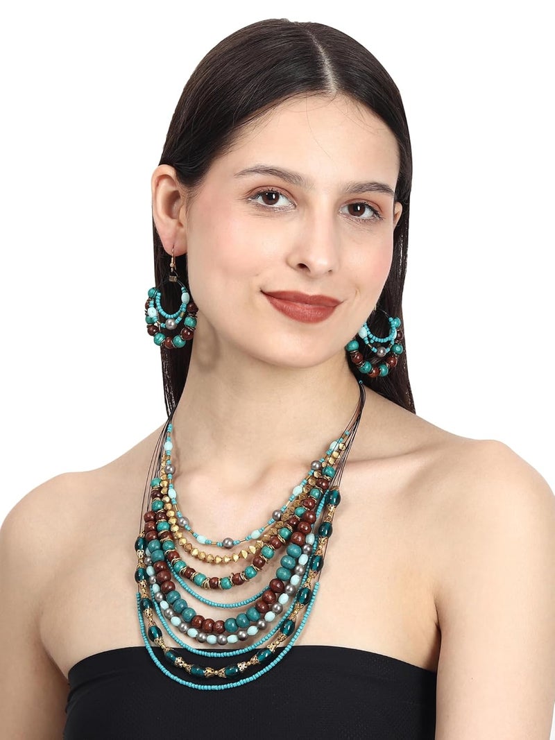 DCA Girls Tuqouise Multi Necklace - Image 2