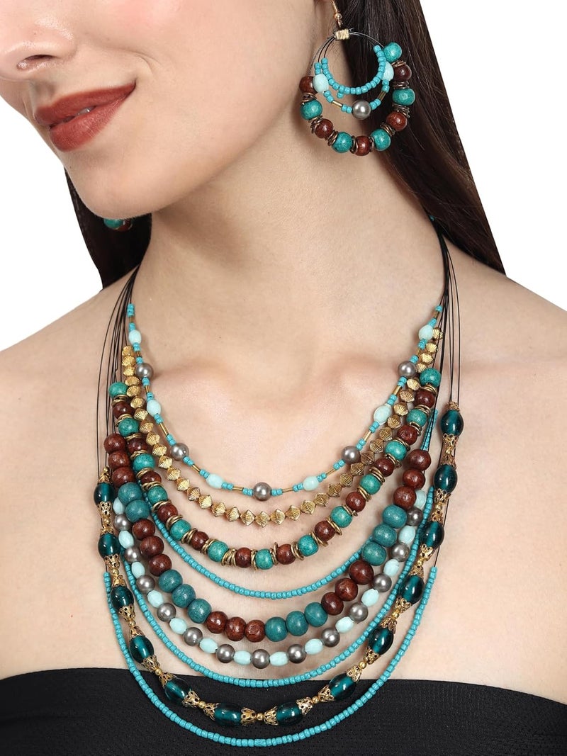 DCA Girls Tuqouise Multi Necklace - Image 3