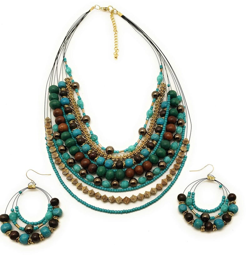 DCA Girls Tuqouise Multi Necklace - Image 1