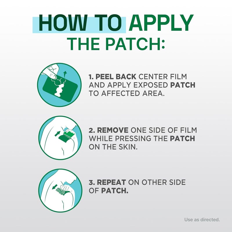 Biofreeze UltraFlex Lidocaine Patches Maximum Strength Flexible Pain Relief Patch for Lower Back Lidocaine Patch for Neck Knee Shoulder 4 Large Pain Patches - Image 5