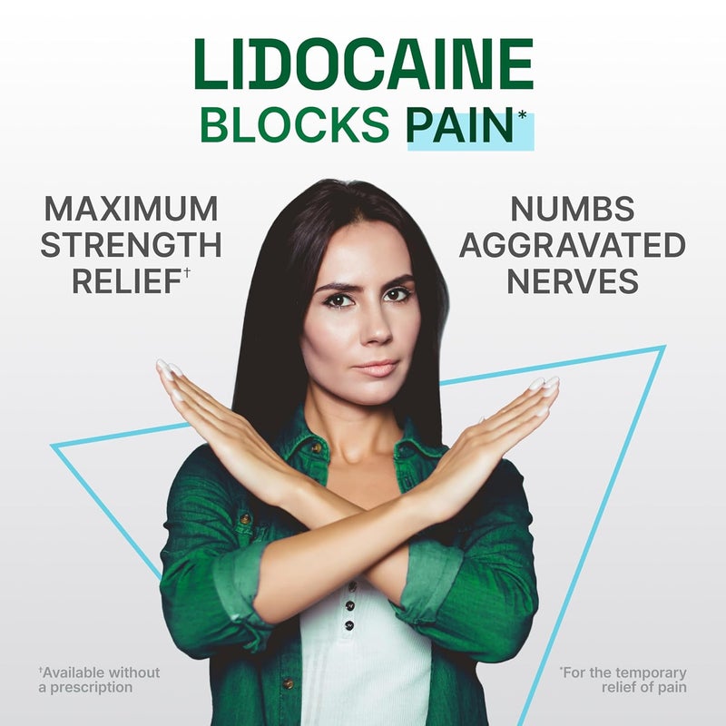 Biofreeze UltraFlex Lidocaine Patches Maximum Strength Flexible Pain Relief Patch for Lower Back Lidocaine Patch for Neck Knee Shoulder 4 Large Pain Patches - Image 2