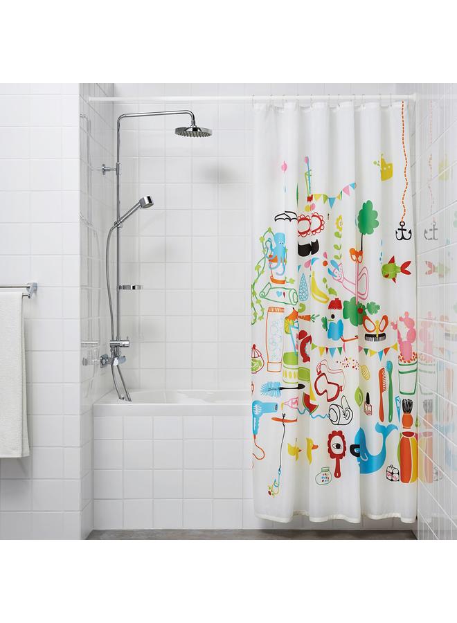 إيروريكس قضيب ستارة دش، أبيض، 120-200 سم - Image 5