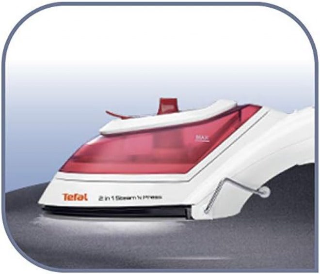 T-fal TEFAL Garment Steamer | Steam N Press Handheld Garment Steamer |800 W |Perfect Steam and Press | Steamer Clothes | White/Red | 2 Years Warranty | DV8610M1 - Image 5