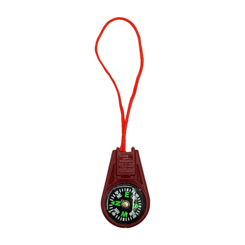 Red Camping Hiking Pocket Compass Navigation Tool Outdoor Survival Mountaineering Pointer - Image 4