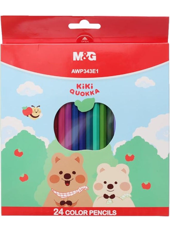 M&G Colored Pencils, 24 Vibrant Colors for Detailed Drawing and Creative Art - Image 5