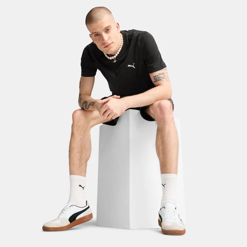 PUMA Black Men's Essentials Small Logo T-Shirt for Men | Best Price UAE