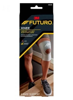 FUTURO Futuro Knee Comfort Support With Stabilizers, Large  - Image 1
