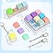 Lohoee Keyboard Fidget Toys 3Pcs Fidget Keyboard Clicker Keyboard Button Quiet Fidget Keychain Decompression Toys for Stress Relief Office Pass The Time or Gift Style B - Image 4