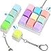 Lohoee Keyboard Fidget Toys 3Pcs Fidget Keyboard Clicker Keyboard Button Quiet Fidget Keychain Decompression Toys for Stress Relief Office Pass The Time or Gift Style B - Image 2