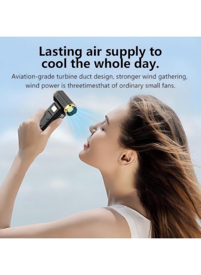 Starwell Electric Air Duster, 130000RPM Super Power Air Blower & Vacuum, Jet Dry Violent Fan, 6-Gear Adjustable, LED Light, Type C Fast Charging, for Computer, Keyboard, Outdoor, House and Car Cleaning - Image 3