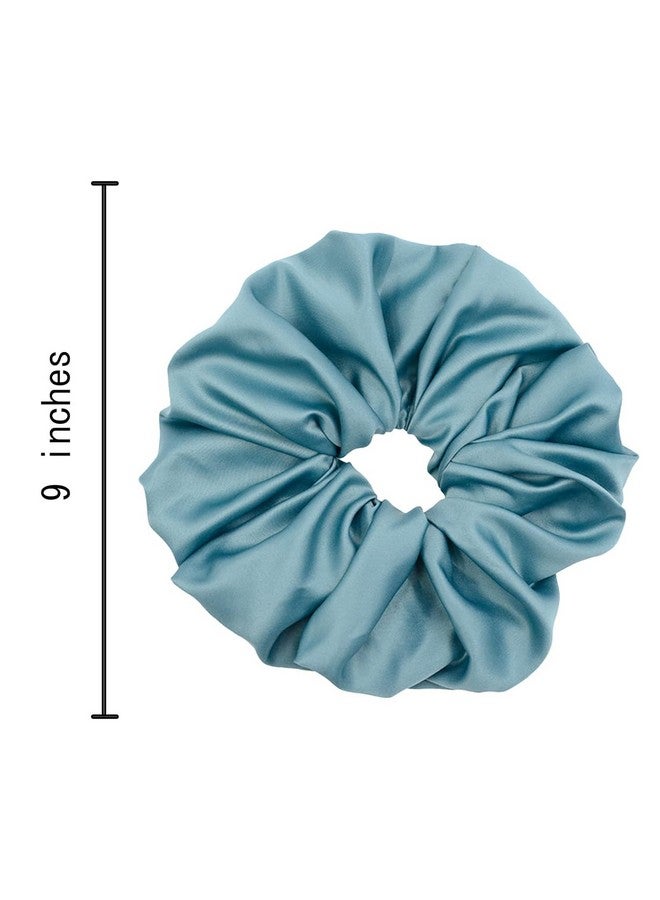 كلوفن 18 لونًا Xxxllarge ربطات شعر كبيرة الحجم Scrunchies من الساتان المطاطي Scrunchy Bobbles إكسسوارات ربطات شعر كبيرة الحجم للفتيات والنساء - Image 4