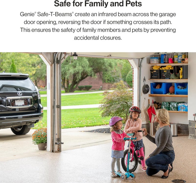 Genie (أصلي) مجموعة استبدال GSTB-R (STB-BL) Safe-T-Beam، أشعة الأمان، تشمل المرسل والمستقبل (GSTB-R)، مقاس واحد، أسود - Image 5
