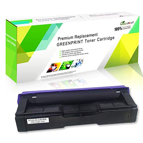 GREENPRINT Compatible Toner Cartridge SP C250 C261 Black High Capacity 2300 Pages for RICOH Aficio SP C250DN C250SF C261SFN C261SFNw C261DNw C260 C260DNW C260SFNW Laser Printers - Image 1