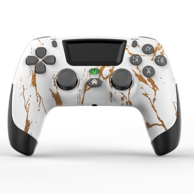 PS4 wireless bluetooth controller computer TV IOS Android switch macro back key burst private model non-infringement P06 Camouflage black - Image 3