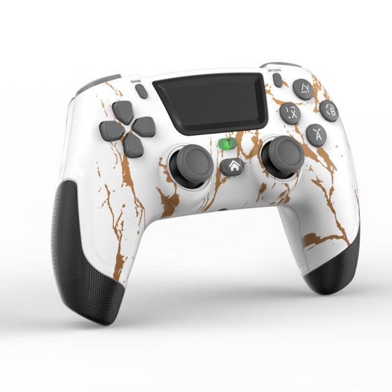 PS4 wireless bluetooth controller computer TV IOS Android switch macro back key burst private model non-infringement P06 Camouflage black - Image 5