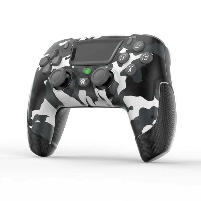 PS4 wireless bluetooth controller computer TV IOS Android switch macro back key burst private model non-infringement P06 Camouflage black - Image 4