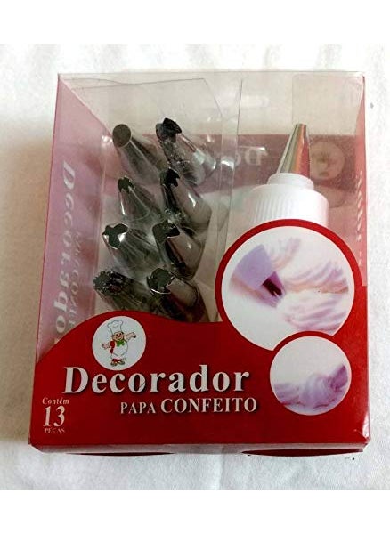 HPK Icing Nozzle Stainless Steel nozzles Silver Kitchen Tool Set  - Image 2