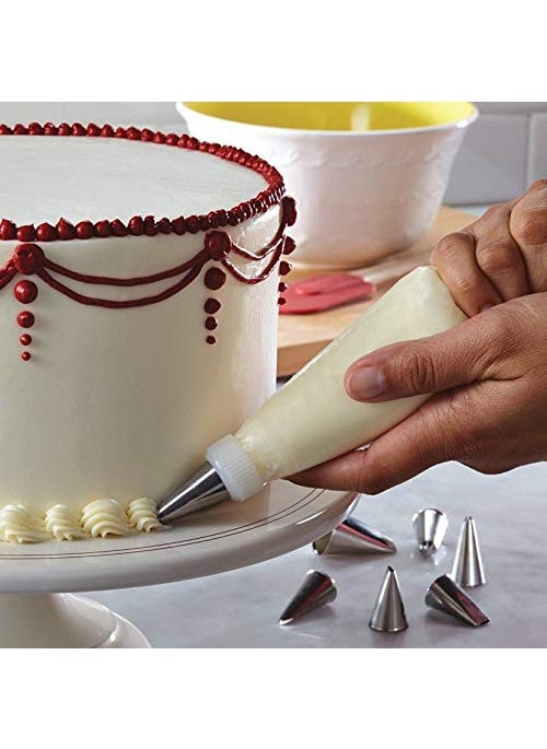 HPK Icing Nozzle Stainless Steel nozzles Silver Kitchen Tool Set  - Image 3