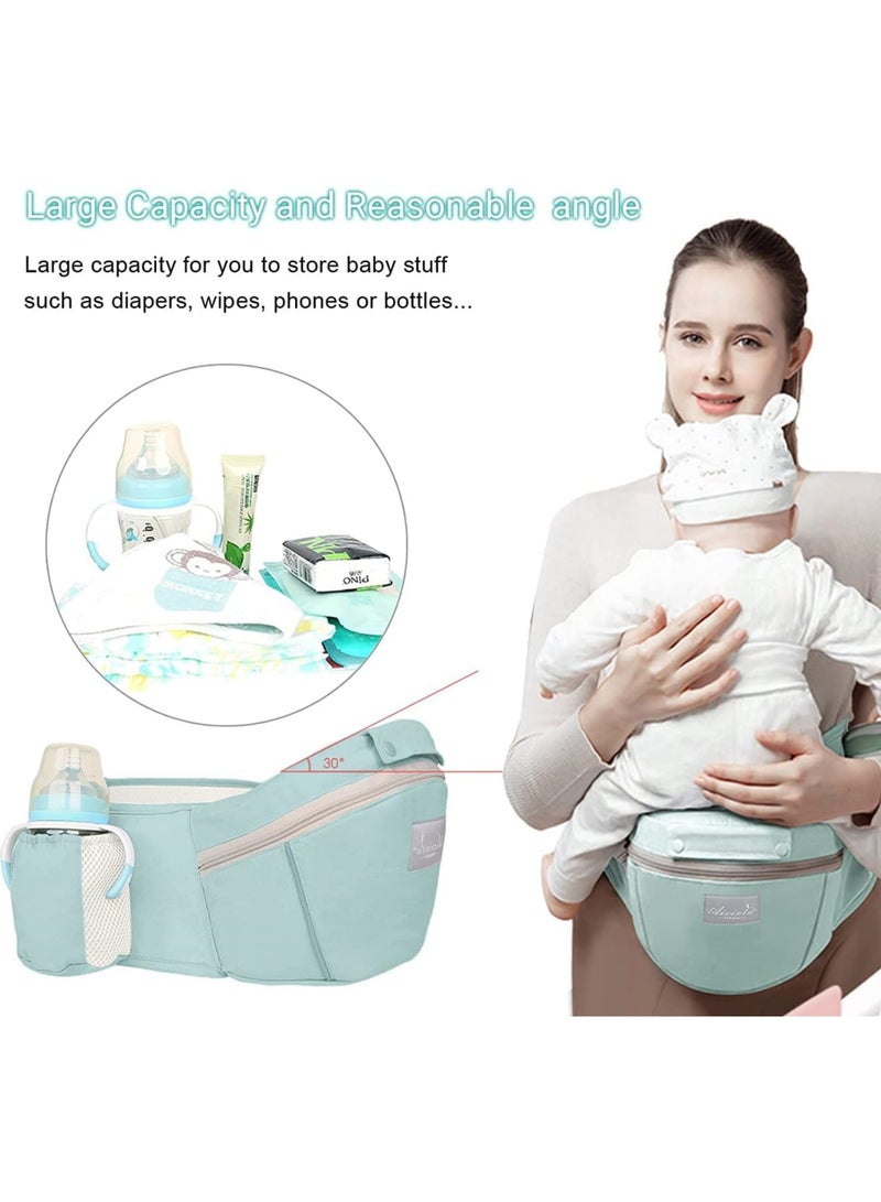 6 in 1 Baby Carrier Hip Seat Multifunctional Baby Strap Waist Carrier for walking Shopping Trip Hiking Adjustable Size & Suitable for 0-36 Months Baby - Image 4