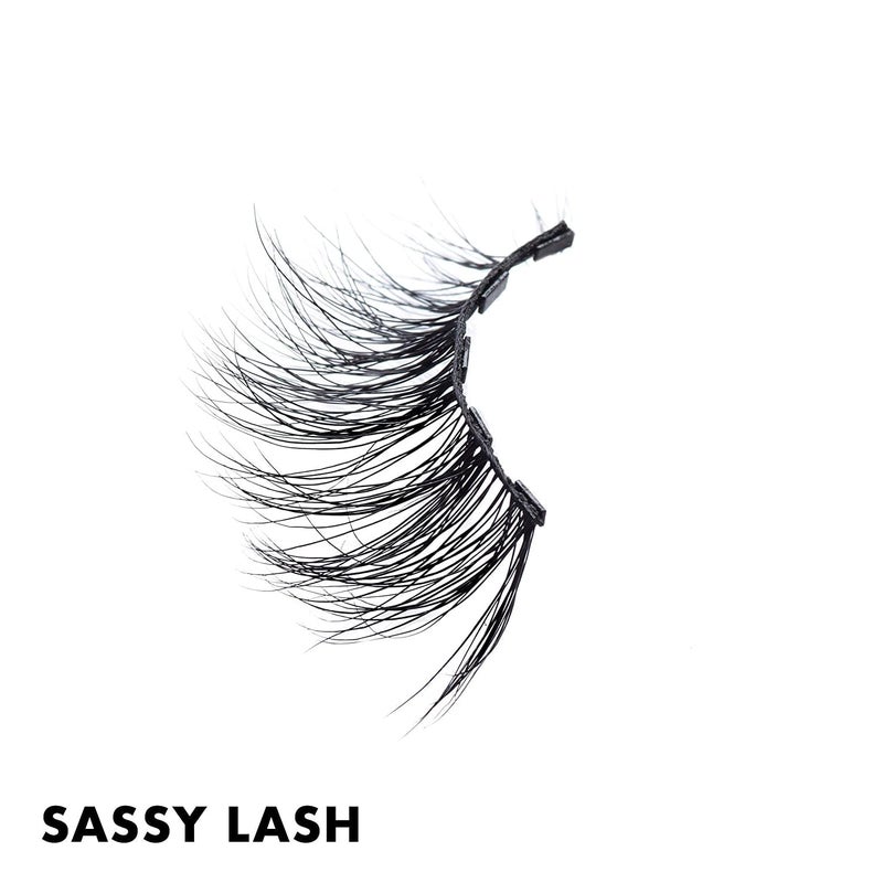 MoxieLash Sassy Kit - Mini Liquid Magnetic Eyeliner for Magnetic Eyelashes - No Glue & Mess Free - Fast & Easy Application - Set of Sassy Lashes & Instruction Card Included (Sassy Lash Kit) - Image 3