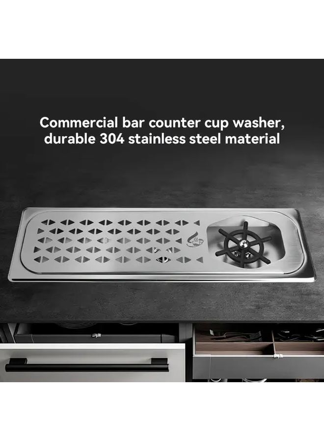 304 Stainless Steel Coffee Cup Washer Kettle Rinser For Sink Automatic Soap Cleaning Pump System High Pressure For Bar Coffee Shop - Image 4