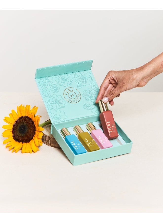 Chumbak - Teal by Chumbak | Wonderland Fragrance Gift, Set of 4 - Image 1