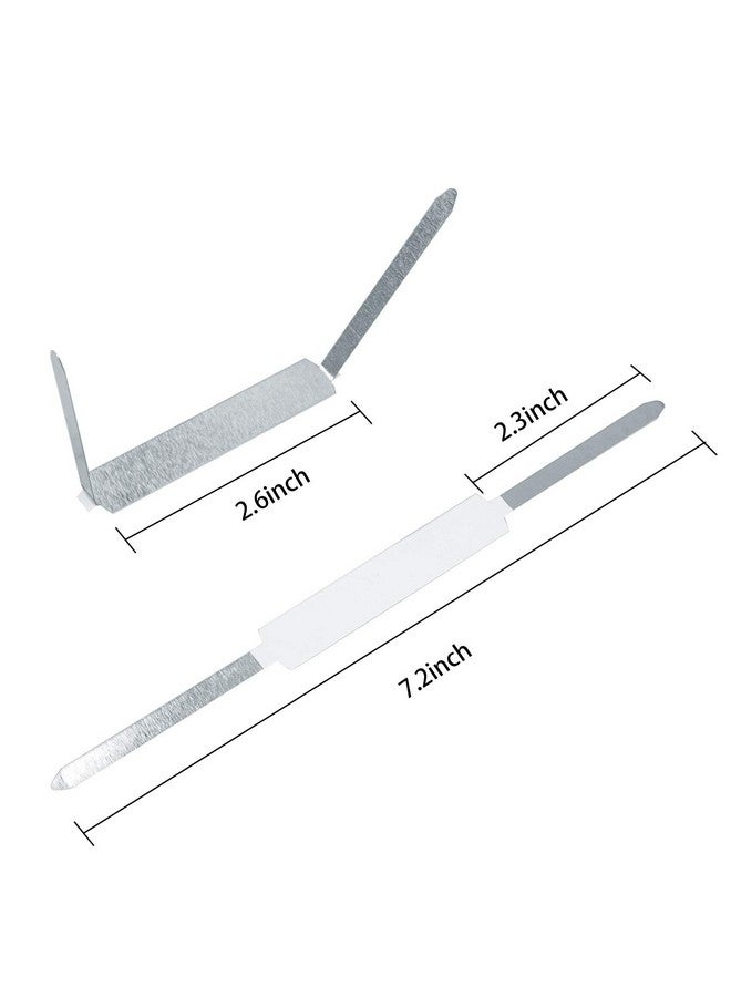 QYH Self-Adhesive Prong Paper Fasteners 2 Inch Capacity,120 Fasteners/Box  - Image 2