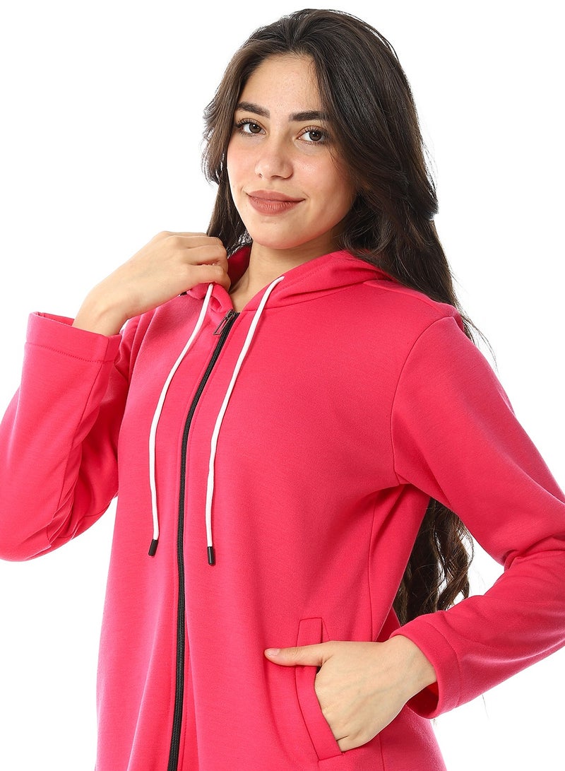 سيزار هودي حريمي مزود بسوستة أمامية - Image 3