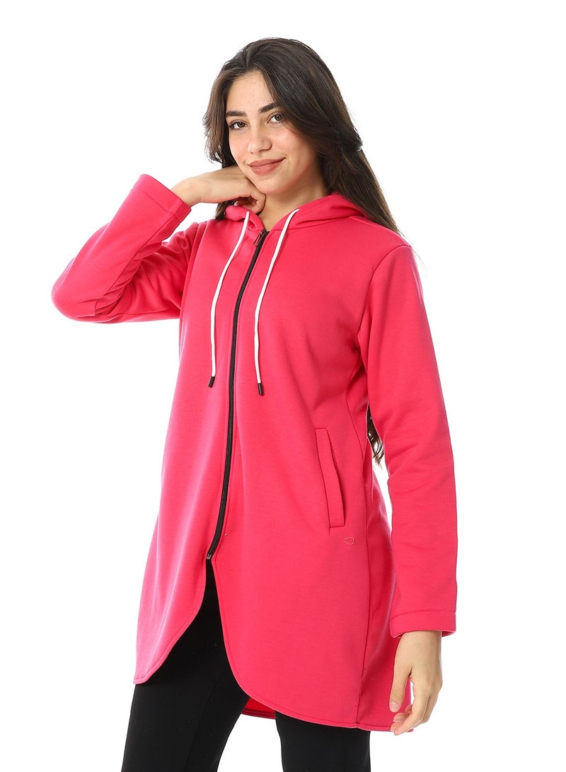 سيزار هودي حريمي مزود بسوستة أمامية - Image 4