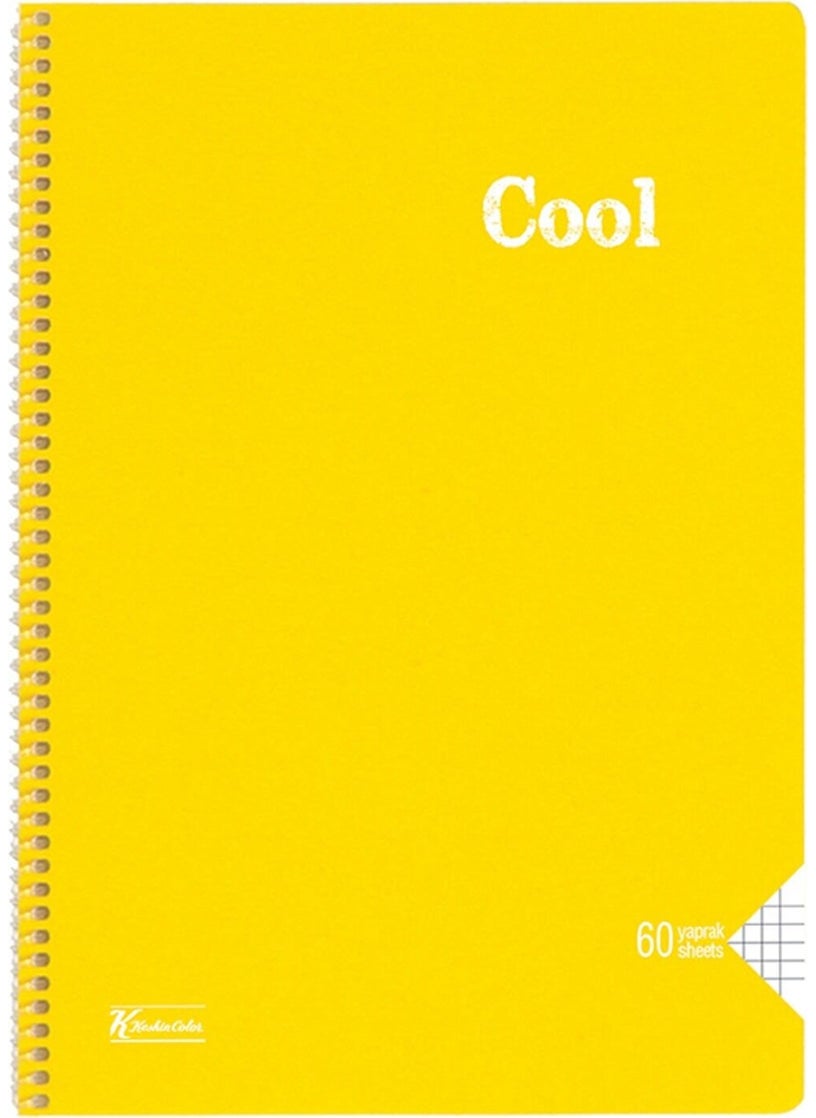 K.color A4 60 Sheets Checkered PP Cover Spiral Cool Notebook - pzsku/Z2084B01C090BAC444764Z/45/_/1741784660/91e09a60-bf7e-4e9a-b84e-346b85b9c8fa