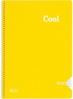 K.color A4 60 Sheets Checkered PP Cover Spiral Cool Notebook