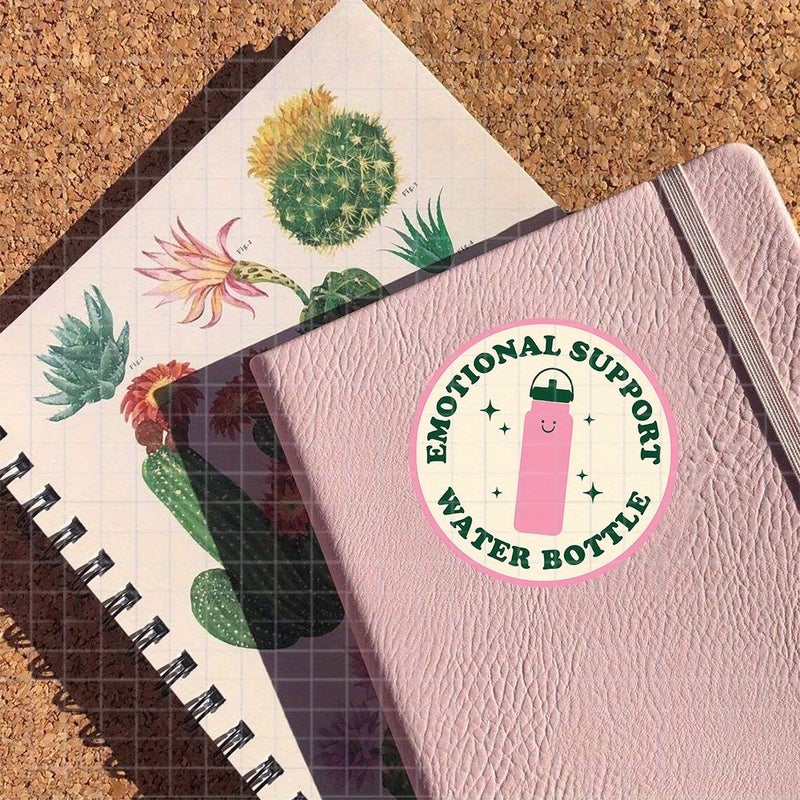 Fun Polychrome 3 Inch Water Bottle Sticker For Laptops Notebooks Positivity - Image 4