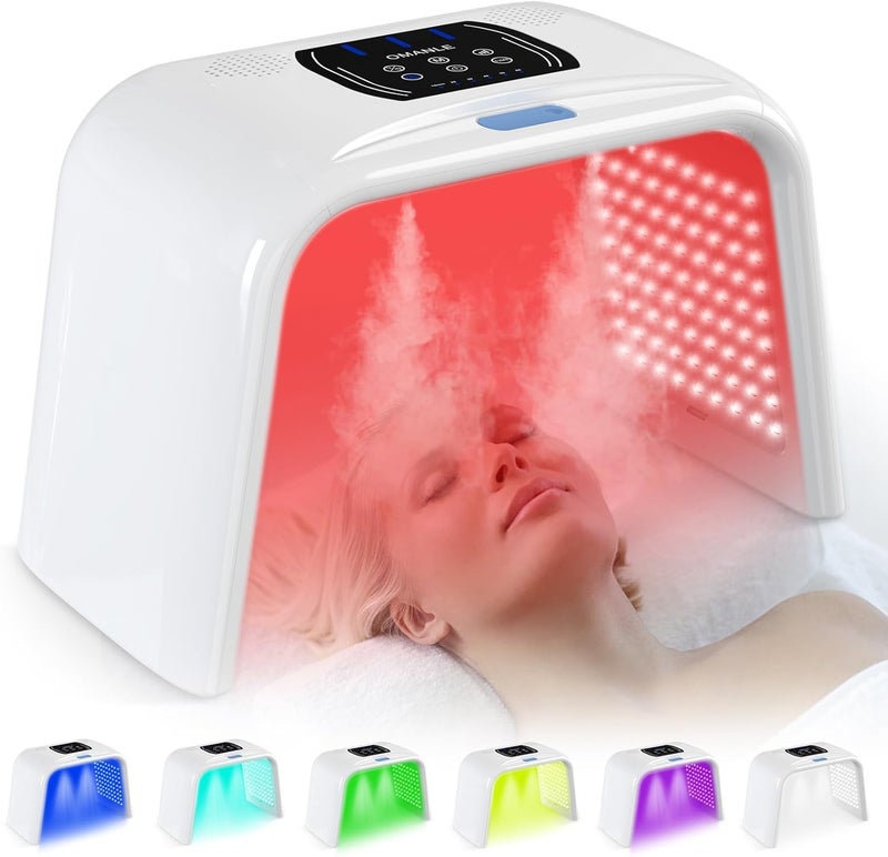 4beauty Therapy Led Light Therapy for Face Body with Spray 7 Color Led Face Mask Light TherapyCycle Therapy Light Time Preset Adjustable LED Brightness Face Mask for Beauty Salon Home Spa Body - Image 1