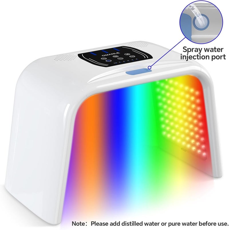 4beauty Therapy Led Light Therapy for Face Body with Spray 7 Color Led Face Mask Light TherapyCycle Therapy Light Time Preset Adjustable LED Brightness Face Mask for Beauty Salon Home Spa Body - Image 2