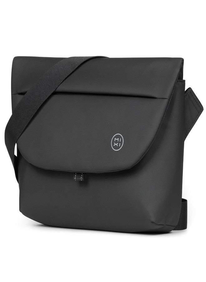 mixi Crossbody Sling Bag for Men Waterproof Lightweight Business Work Messenger Bag Multi-Pocket Commuter Travel Shoulder Casual Daypack-13 inch, Black - Image 1