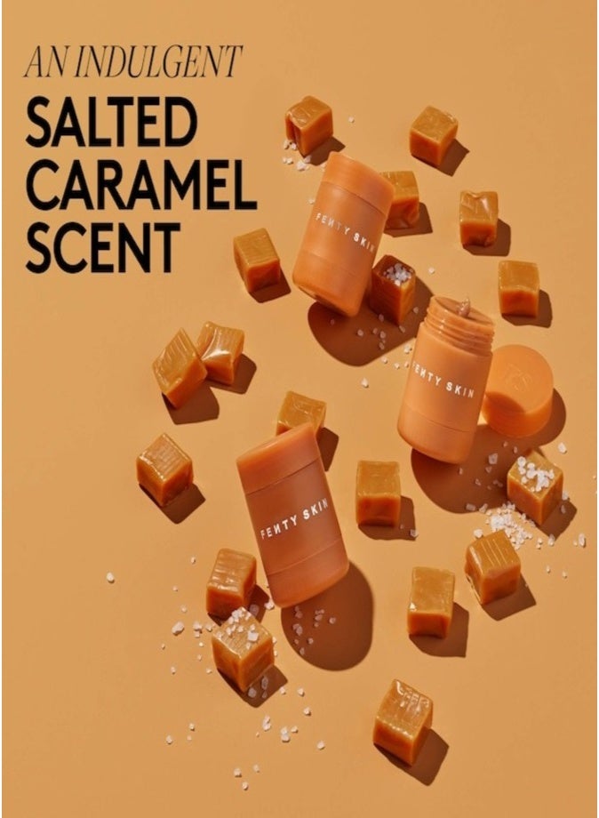 فنتي سكين قناع الشفاه بلش بودين من فنتي سكين - علاج مغذي ومنعم بفيتامين إي بالكراميل المملح 15 مل - Image 3