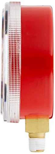 Yellow Jacket عداد ضغط Yellow Jacket 49015 2-1/2" (درجات فهرنهايت)، ضغط أحمر، 0-500 psi، R-22/134A/404A - Image 2