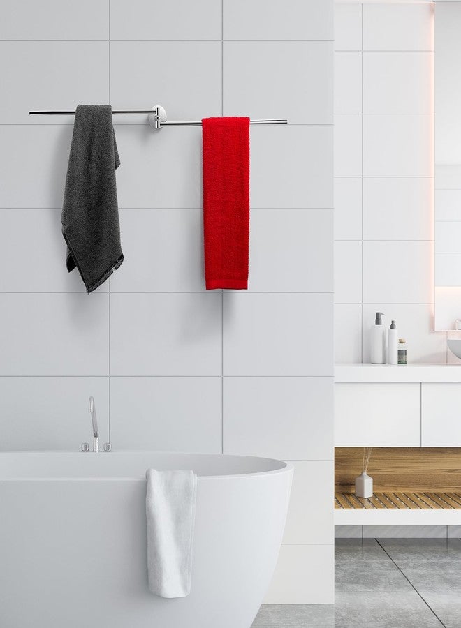 LANGPAI Brass Swinging Towel Bar 2-Arm Swing Out 180° Rotation Swivel Balance Towel Rod 16-Inch Wall Mounted Space Saving Towel Air-Drying Holder Chrome Finished - Image 3